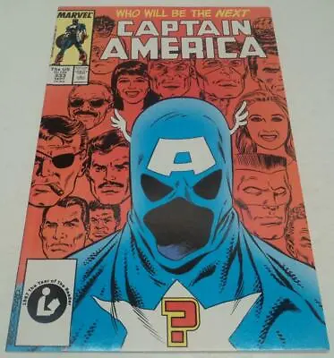 Buy CAPTAIN AMERICA #333 (Marvel Comics 1987) SUPER-PATRIOT Becomes CAP (VF-) • 19.97£