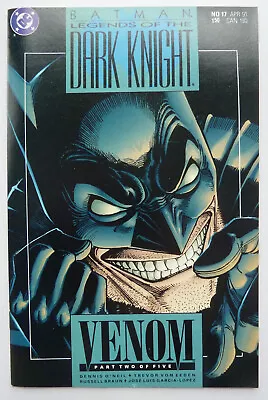 Buy Batman: Legends Of The Dark Knight #17 - Venom DC Comics April 1991 VF+ 8.5 • 8.99£