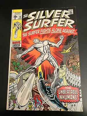 Buy SILVER SURFER #18 (1970) *Kirby Key!* NM-/9.0 GEM! Super Bright/Glossy! Wh. Pgs! • 168.95£