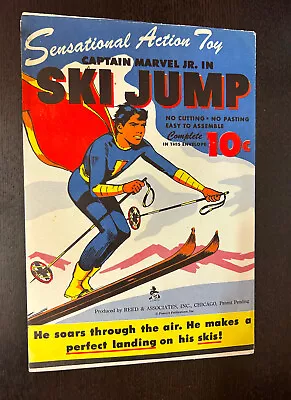 Buy CAPTAIN MARVEL JR Ski Jump Paper Toy (Fawcett Comics 1940) -- In Envelope • 19.11£