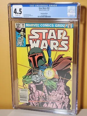 Buy Star Wars (1977) #68 - CGC 4.5 - Newsstand - Marvel - 🔥MINT CONDITION CASE • 126.14£