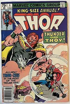 Buy Thor Annual #8 • KEY 1st Appearance Of Athena! Battle Vs. Zeus! (Marvel 1979) • 4.74£