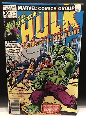 Buy Incredible Hulk #212 Comic Marvel Comics Bronze Age • 14.75£