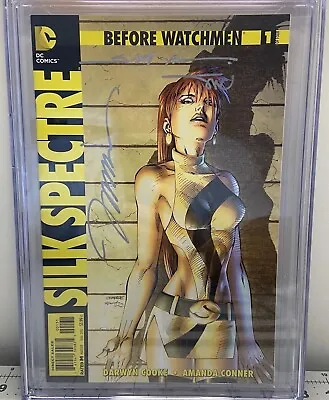 Buy Before Watchmen Silk Spectre 1 Cgc Ss 9.8 1:200 3-sigs: Lee, Sinclair & Williams • 254.92£