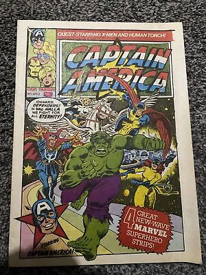 Buy Captain America #7 8th April 1981 Marvel British Weekly Comics • 2£