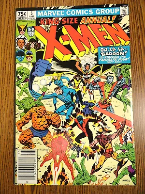Buy X-men Annual #5 Newsstand Claremont Key Fantastic 4 Four 1st Pathfinders Marvel • 9.59£