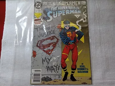 Buy DC THE ADVENTURES OF SUPERMAN #501 LATE Jun 93  BONUS POSTER  • 5.53£