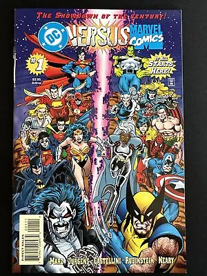Buy DC Versus Marvel Comics #1 Modern Age 1996 Crossover Jurgens 1st Print Comic NM • 16.05£