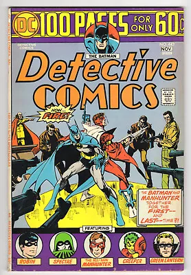 Buy Detective Comics #443 Very Fine Minus 7.5 Batman Manhunter 100 Pages 1974 • 30.81£