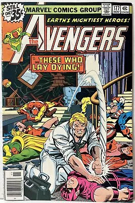 Buy Avengers #177 Death Of Korvac! Marvel 1978 Newsstand *FN-VF* • 7.99£