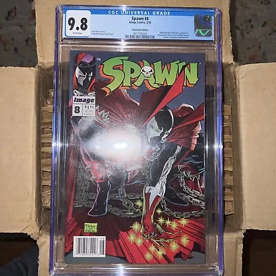 Buy Spawn #8 Newsstand Edition Image Comics 1993 CGC 9.8 Vindicator Appearance • 279.79£
