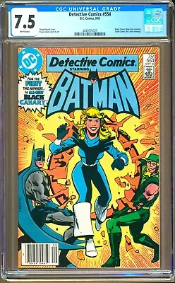 Buy Detective Comics #554 (1985) CGC 7.5  WP  Moench - Janson   NEWSSTAND  • 23.98£