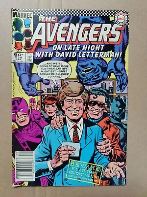 Buy Avengers #239 Newsstand Midgrade David Letterman Avengers Late Night • 7.22£
