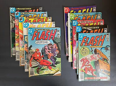 Buy DC Comics THE FLASH Vintage Comic Book Lot Issues #275, 277-285 • 80.06£