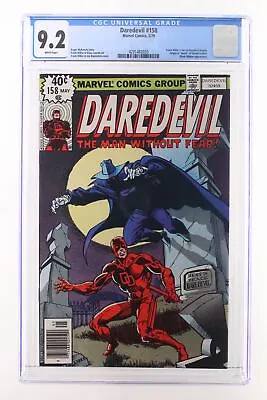 Buy Daredevil #158 - Marvel Comics 1979 CGC 9.2 Frank Miller's Run On Daredevil Begi • 176.14£