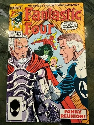 Buy FANTASTIC FOUR #273. 1984 Marvel Comic By John Byrne. 1st NATHANIEL RICHARDS!  • 9.85£