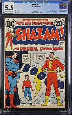 Buy Shazam 1 2/73 D.C. Comics CGC 5.5 • 44.45£