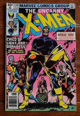 Buy UNCANNY X-MEN #136 FN+ 6.5 Grade Vntg '80 Marvel Comics Newsstand FREE SHIPPING! • 39.57£