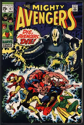 Buy Avengers #67 7.0 // Ultron-6 Cover & Appearance Marvel Comics 1969 • 56.92£