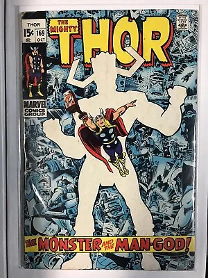 Buy Thor#169-lower Grade Marvel Silver Age Key-galactus Origin-kirby/lee Classic • 47.50£