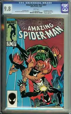 Buy Amazing Spider-man #257 Cgc 9.8 White Pages // 2nd Appearance Of Puma 1984 • 92.07£