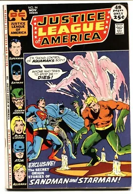 Buy JUSTICE LEAGUE OF AMERICA #94-First Appearance Of Malcolm Merlyn-VG • 30.58£