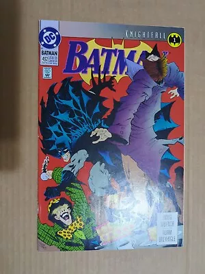 Buy DC Comics Batman #492 Knightfall Part 1 1993 New • 19.98£
