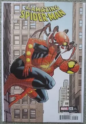 Buy Amazing Spider-man #21 Weaver 1:25 Variant..wells..marvel 2023 1st Print..nm • 7.99£