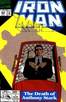 Buy IRON MAN #284 F/VF, Direct Marvel Comics 1992 Stock Image • 4.74£