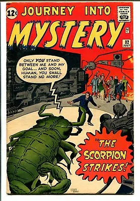 Buy Journey Into Mystery #82-1962-Marvel-Kirby & Ditko-last Pre-super Hero-VG/FN • 136.33£