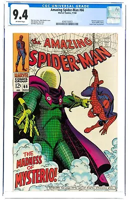 Buy Amazing Spider-Man #66 (Nov 1968, Marvel Comics) CGC 9.4 NM | 4346150003 • 599.63£