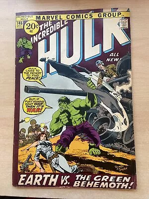 Buy Incredible Hulk #146 - 1971 - 1st Leader Appearance! - Fn • 17.99£