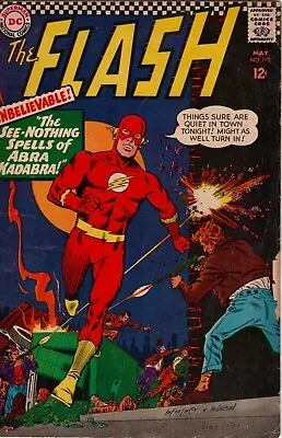 Buy The Flash 1967 May #170 Dc Comic Book Low Grade • 4£