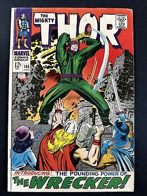 Buy The Mighty Thor #148 Vintage Marvel Comics Silver Age 1st Print 1967 Good *A2 • 11.98£