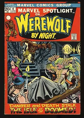 Buy Marvel Spotlight #4 FN 6.0 3rd Appearance Werewolf By Night! Marvel 1972 • 46.87£
