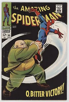 Buy Amazing Spider-Man 60 Marvel 1968 FN Stan Lee John Romita Kingpin • 69.38£