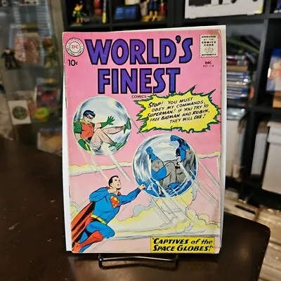 Buy Worlds Finest Comics #114 (3.0)  Captives Of Space Globes  1960 • 11.85£