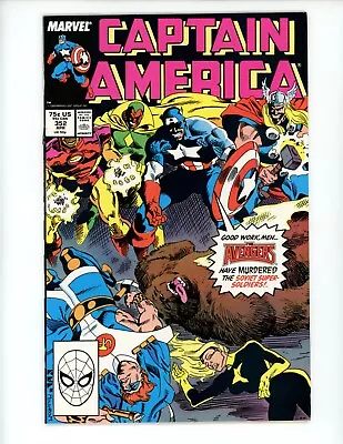 Buy Captain America #352 Comic Book 1989 NM- Marvel 1st Team App Soviets • 5.59£