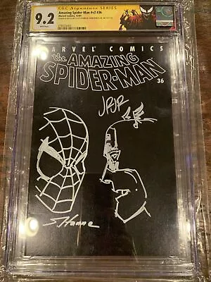 Buy Amazing Spider-Man Vol. 2 #36 CGC 9.2 Double Signed & Sketched • 238.32£