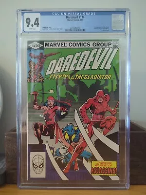 Buy Daredevil #174 - CGC 9.4 - White Pages - Marvel Comics - 1981 - 1st App The Hand • 78.84£