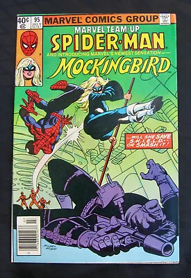 Buy MARVEL TEAM-UP #95 - 1st Mockingbird - HTF Newsstand (KEY Marvel 1980) 9.0 VF/NM • 44.05£