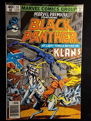 Buy Marvel Premiere 52, Marvel Comics 1980, Black Panther Vs. The Klan! 🔑  • 28.50£