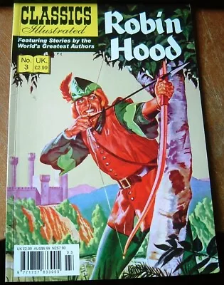 Buy ROBIN HOOD   CLASSICS ILLUSTRATED No  3  REVISED EDITION • 1.50£