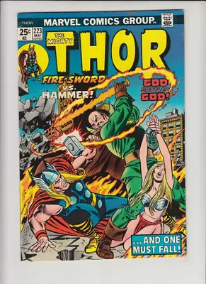 Buy THOR #223 FN/VF *FULL PAGE AD FOR MARVEL PREMIERE #15 *1st IRON FIST! • 17.48£