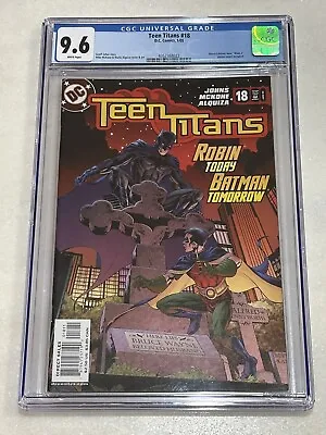 Buy Teen Titans #18 WhitePages  DC Comics 2005 Batman Robin Of Tomorrow GRADED • 25.29£