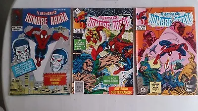 Buy Vintage 1991 Amazing Spiderman 484, 525, 546 Novedades Mexico Spanish Lot Of 3 • 7.51£