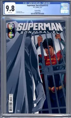 Buy Superman: Son Of Kal-El #3 John Timms 2nd Print DC Comics CGC 9.8 • 25.29£