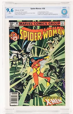 Buy Spider-Woman #38 CBCS 9.6 NEWSSTAND 1981 Chris Claremont Story X-Men Cgc • 116.81£