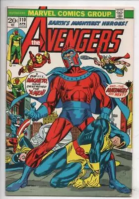 Buy AVENGERS #110, VF, Magneto, Thor, Iron Man, Captain America, 1963 1973 • 55.96£