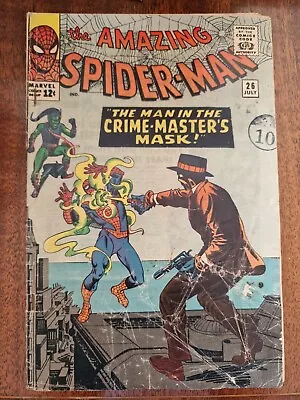 Buy Amazing Spider-Man #26 1965 Green Goblin & 1st Appearance Crime Master!  • 70£